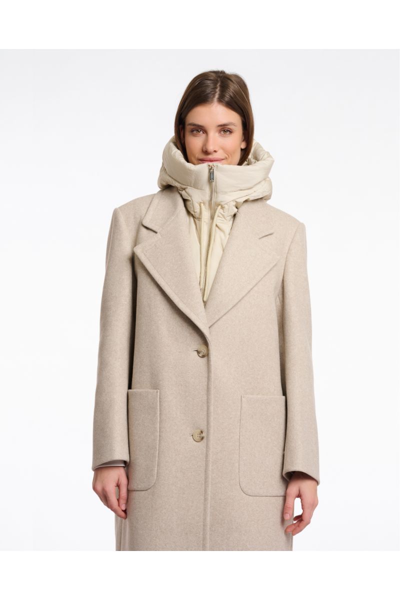 Rino & Pelle Tabita Padded Bib Birch-O.S