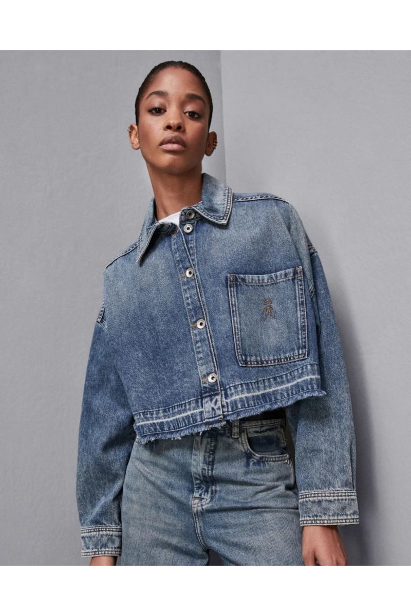 Patrizia Pepe Long-sleeved shirt Blue 