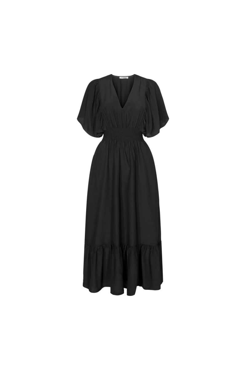 Co'Couture Samia Smock Dress Black