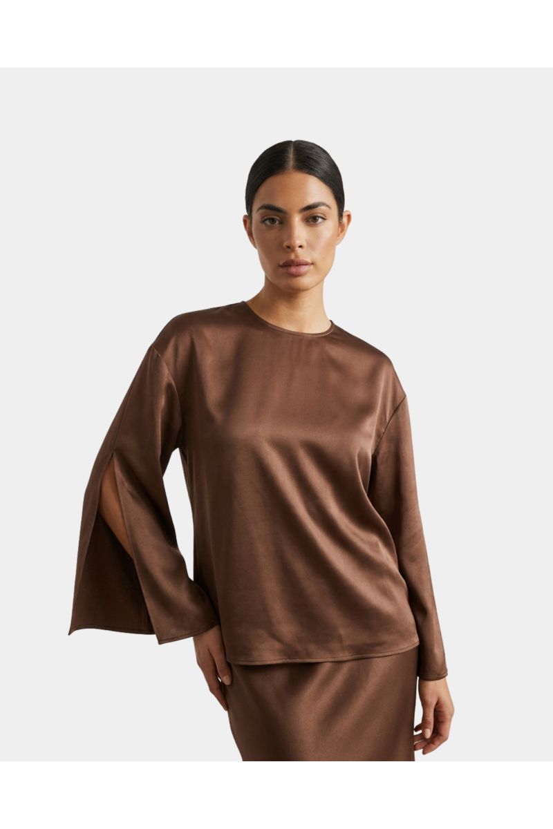 Azulae Rebecca Top Brown
