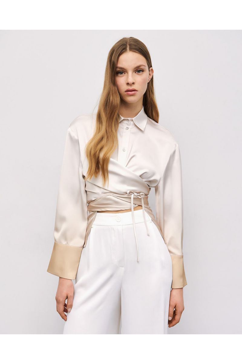 Access Gradient Shirt Beige