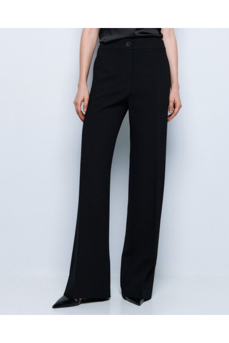 Access Wide-leg Pantalon Black
