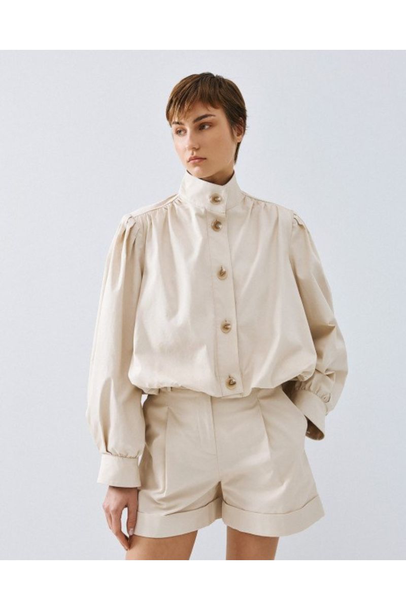 Access Balloon Bomber Jacket Vanilla 