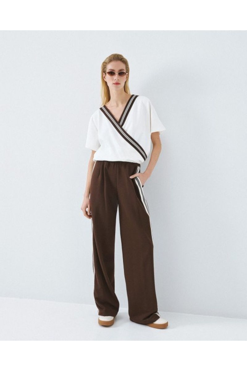 Access Wrap Sweatshirt Top Off-White 