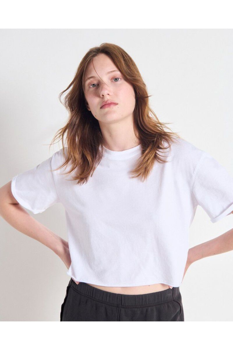 American Vintage Apoly T-shirt Wit