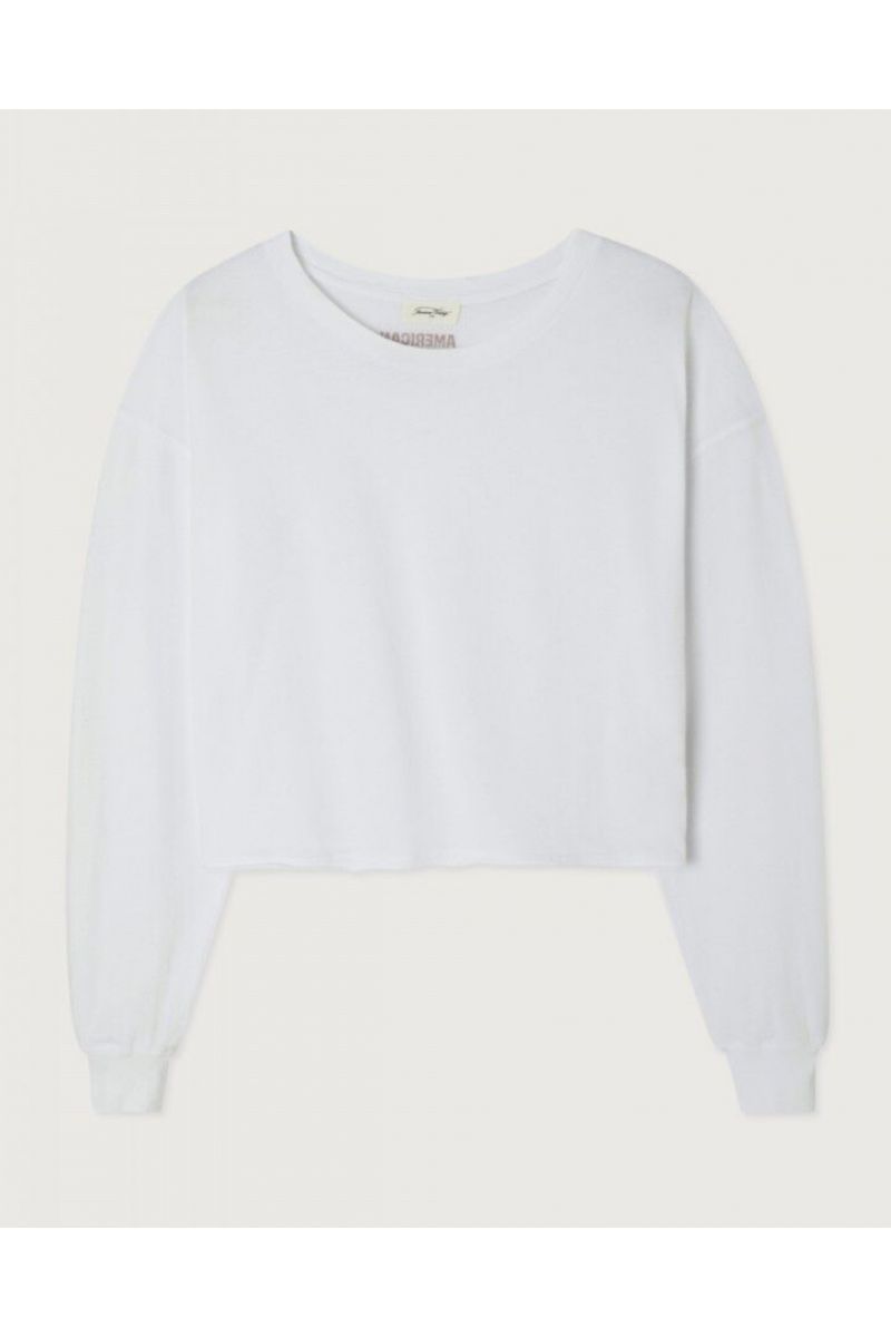 American Vintage APOLY Longsleeve Blanc 