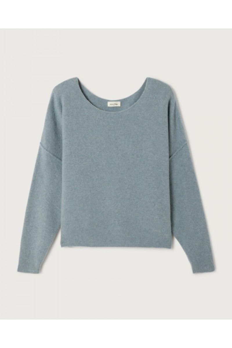 American Vintage Damsville Trui Orage Chine Grijs