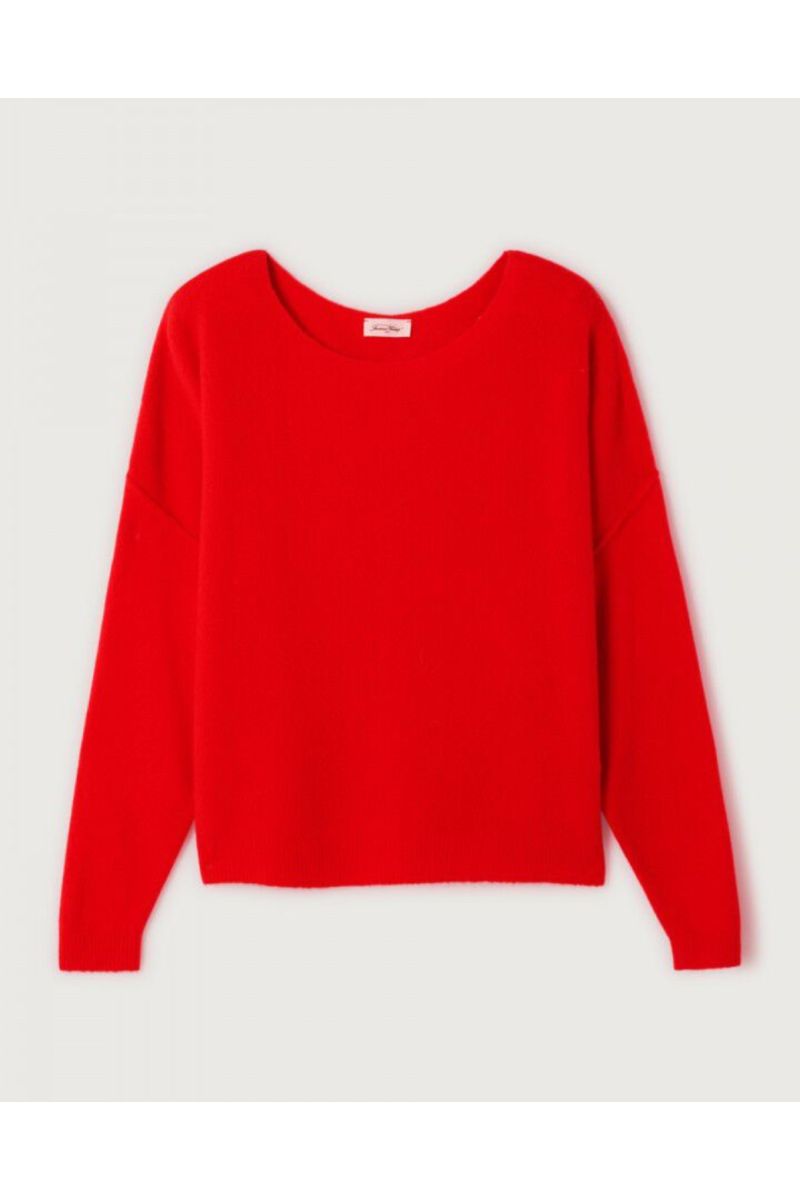 American Vintage Damsville Trui Fraise Rood