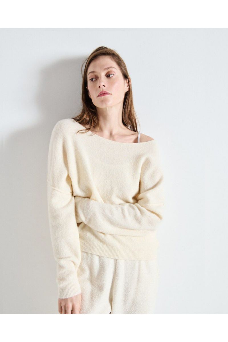 American Vintage Damsville Trui Pannacotta Chine