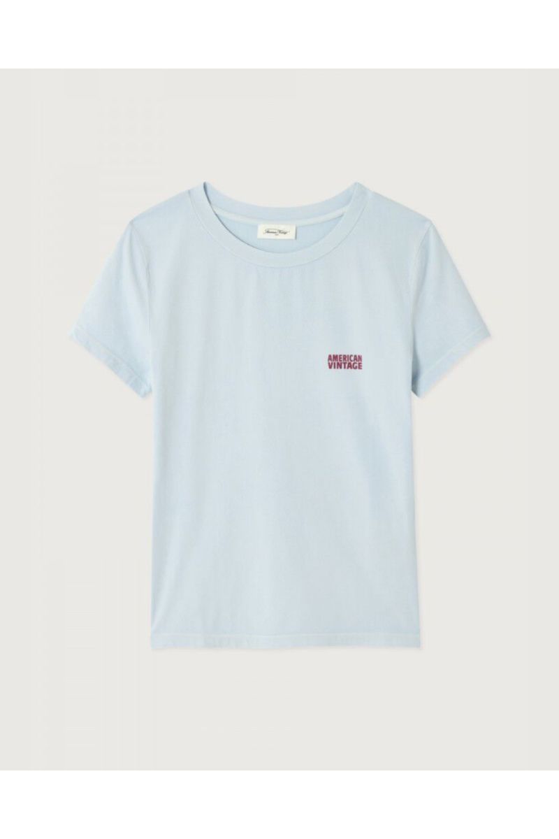 American Vintage Pymaz T-shirt Baby Blue Vintage