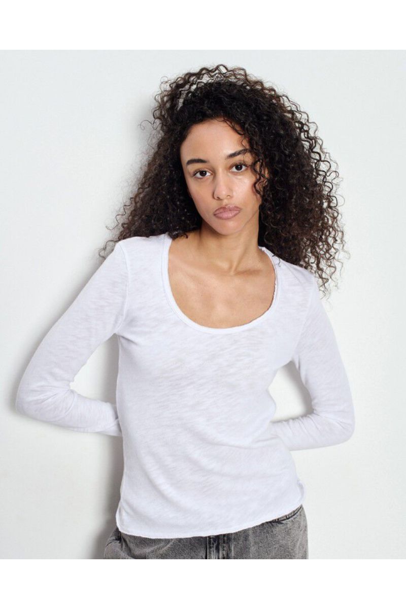 American Vintage Sonoma T-shirt Blanc wit