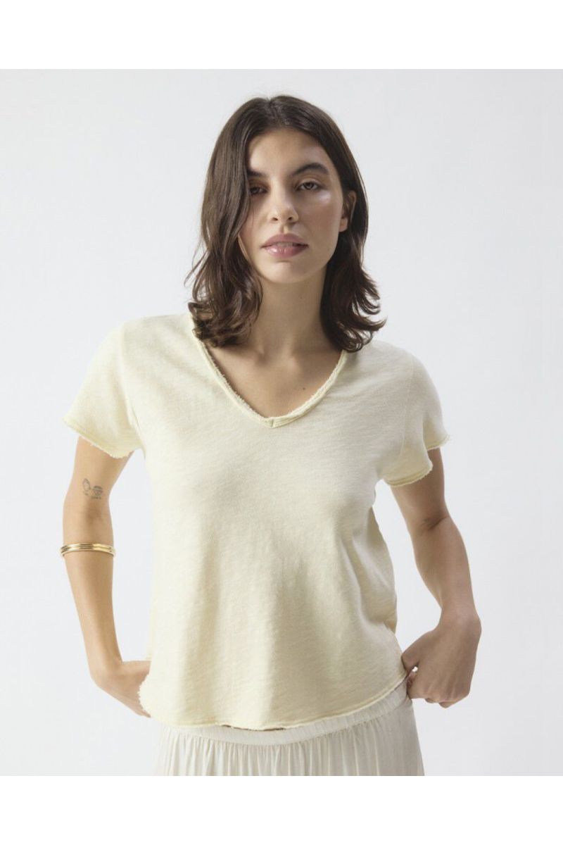 American Vintage Sonoma T-shirt Vanille Vintage