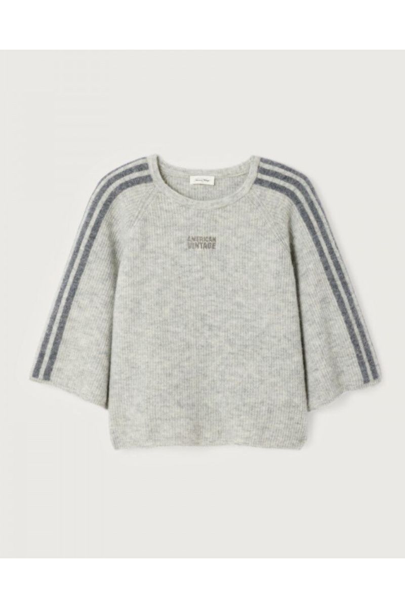 American Vintage Vitow Trui Gris Clair Grijs
