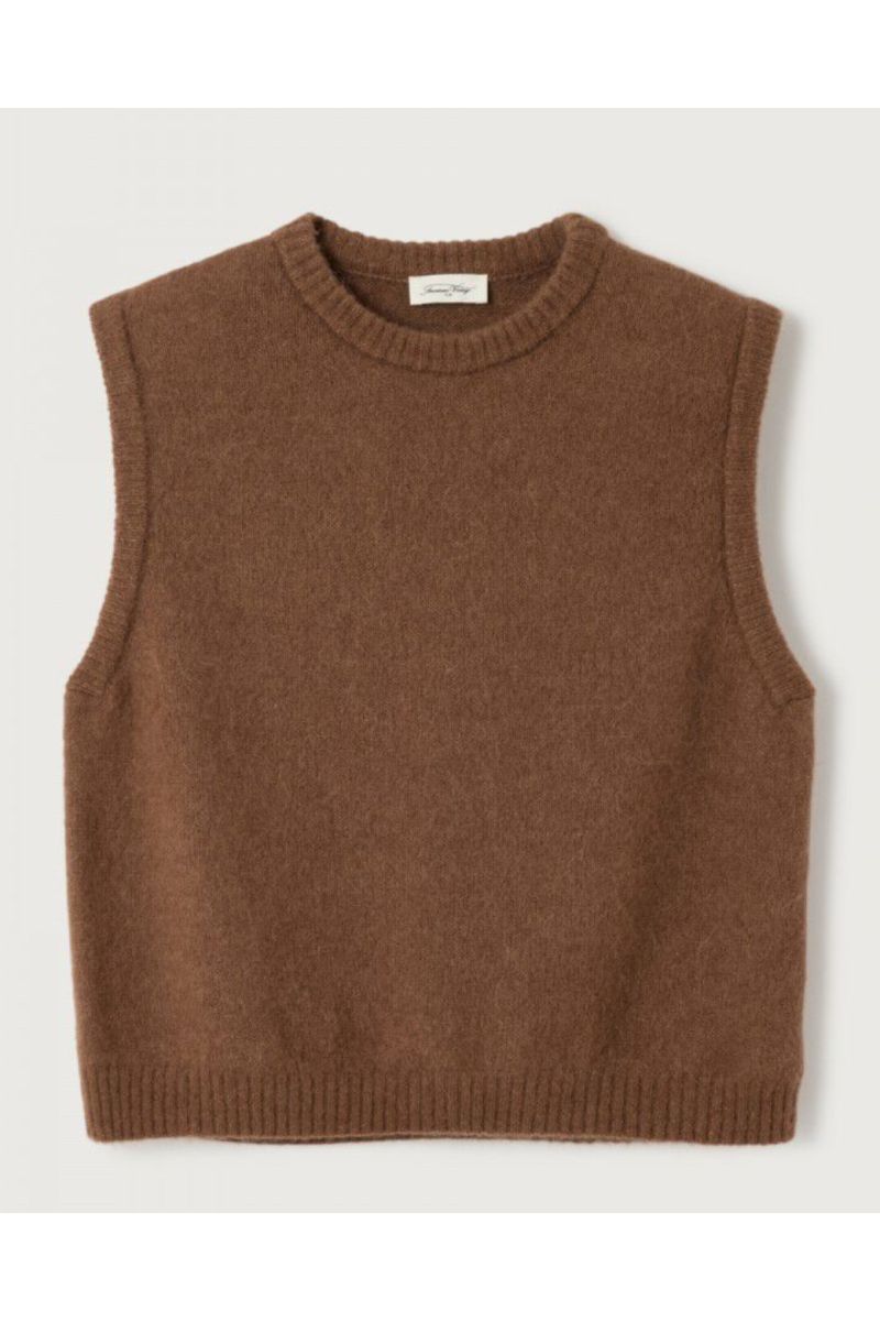 American Vintage Vitow Pull Trui Chocolat Chine