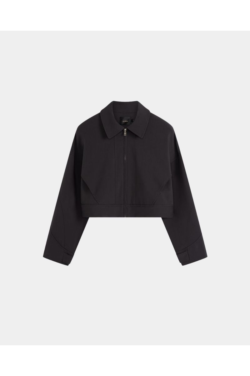 Azulae Qindras Jacket Antraciet cropped jasje
