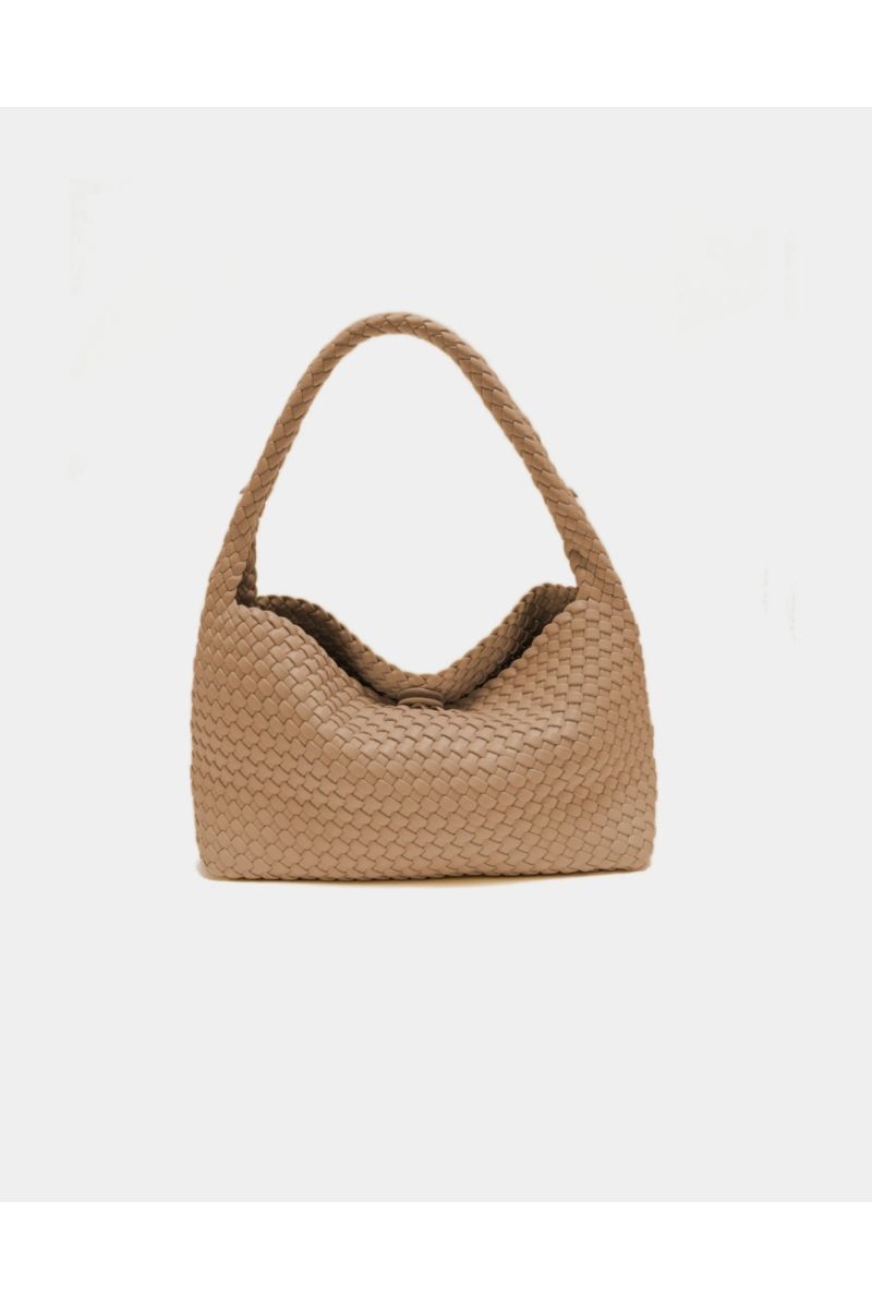 Bow19Details Mia Shoulder Bag Taupe-O.S