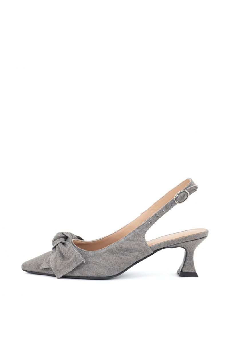 Babouche Dua Slingback Lichtgrijs