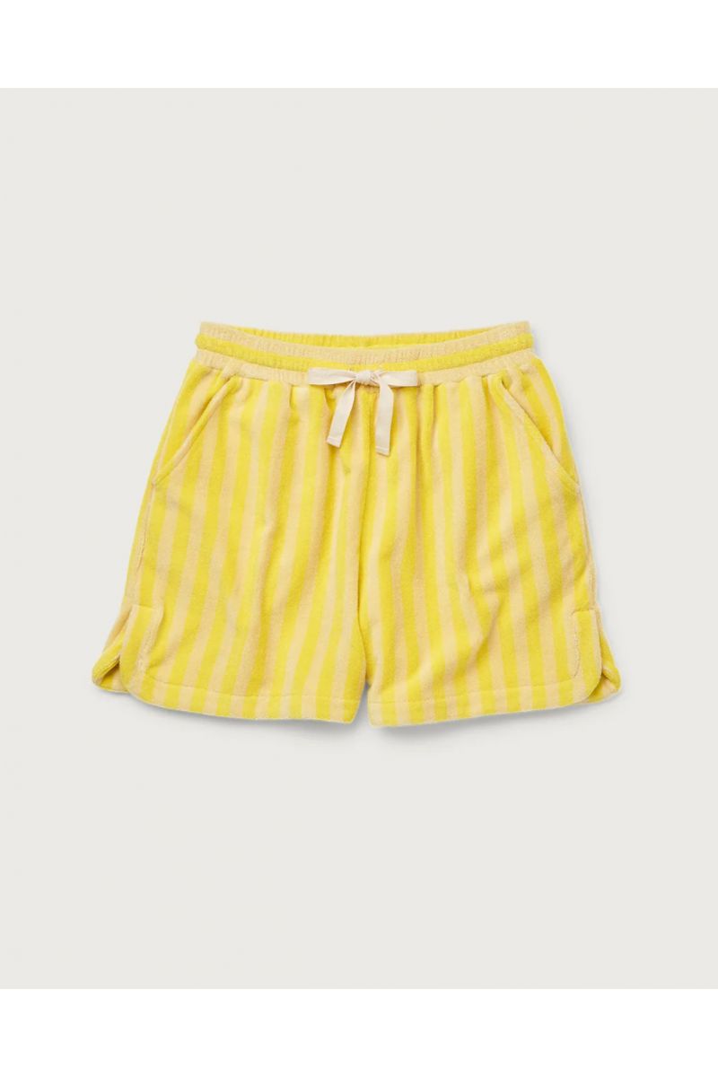 Bongusta Naram Gym Shorts pristine & neon yellow