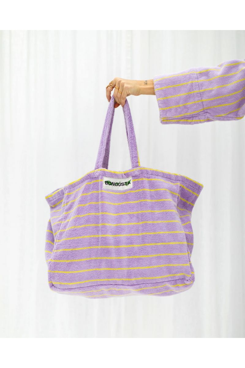 Bongusta Naram Weekend Bag lilac & neon yellow-O.S