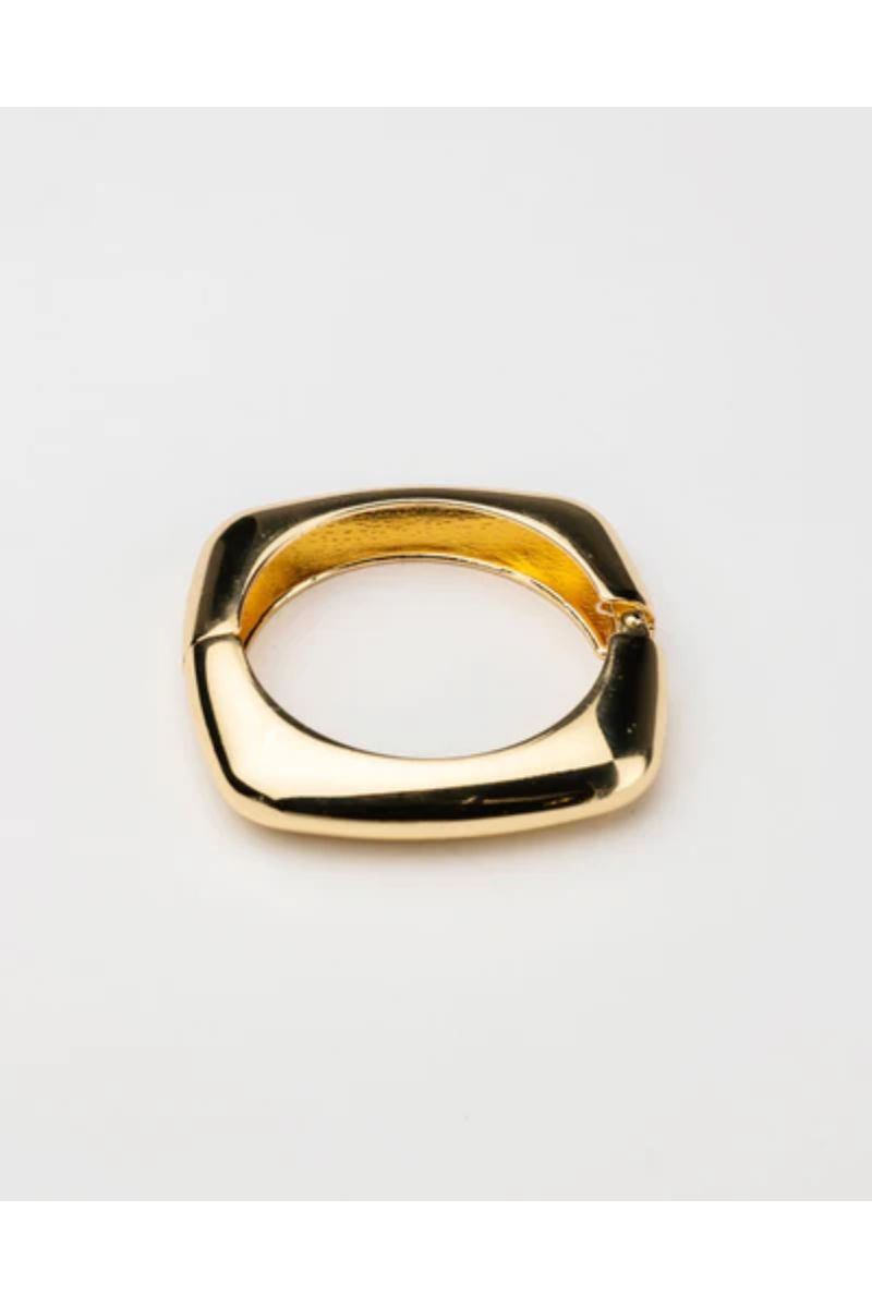 Bow19details Square Bracelet Gold-O.S