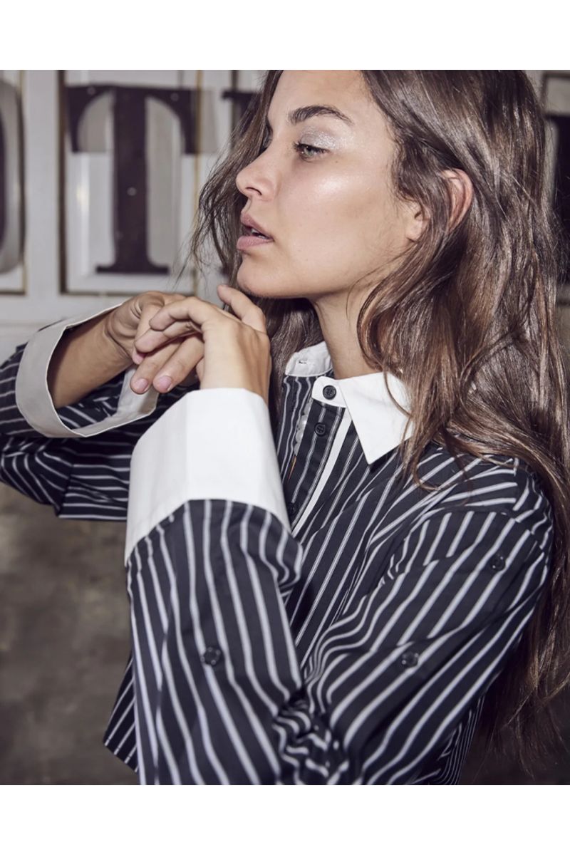 Co'Couture Danny Stripe Blouse 