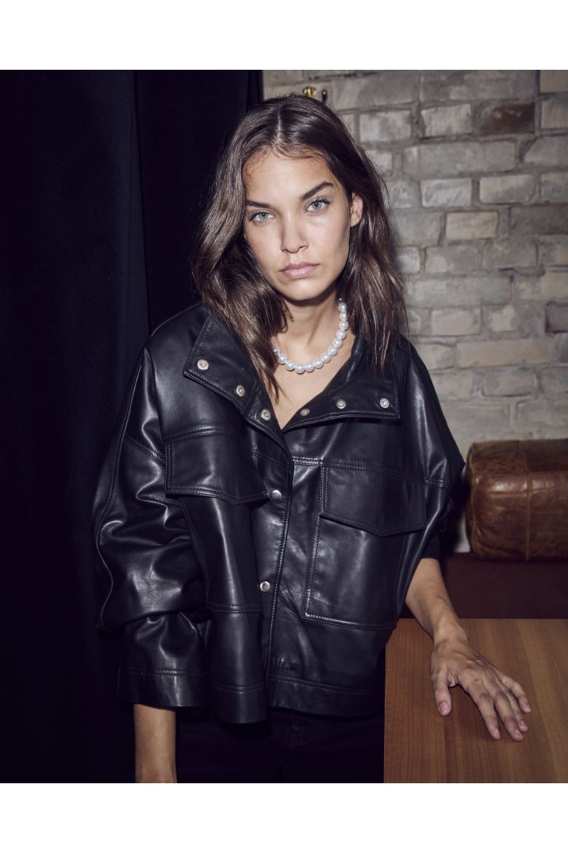 Co'Couture PhoebeCC Leather Box Jacket