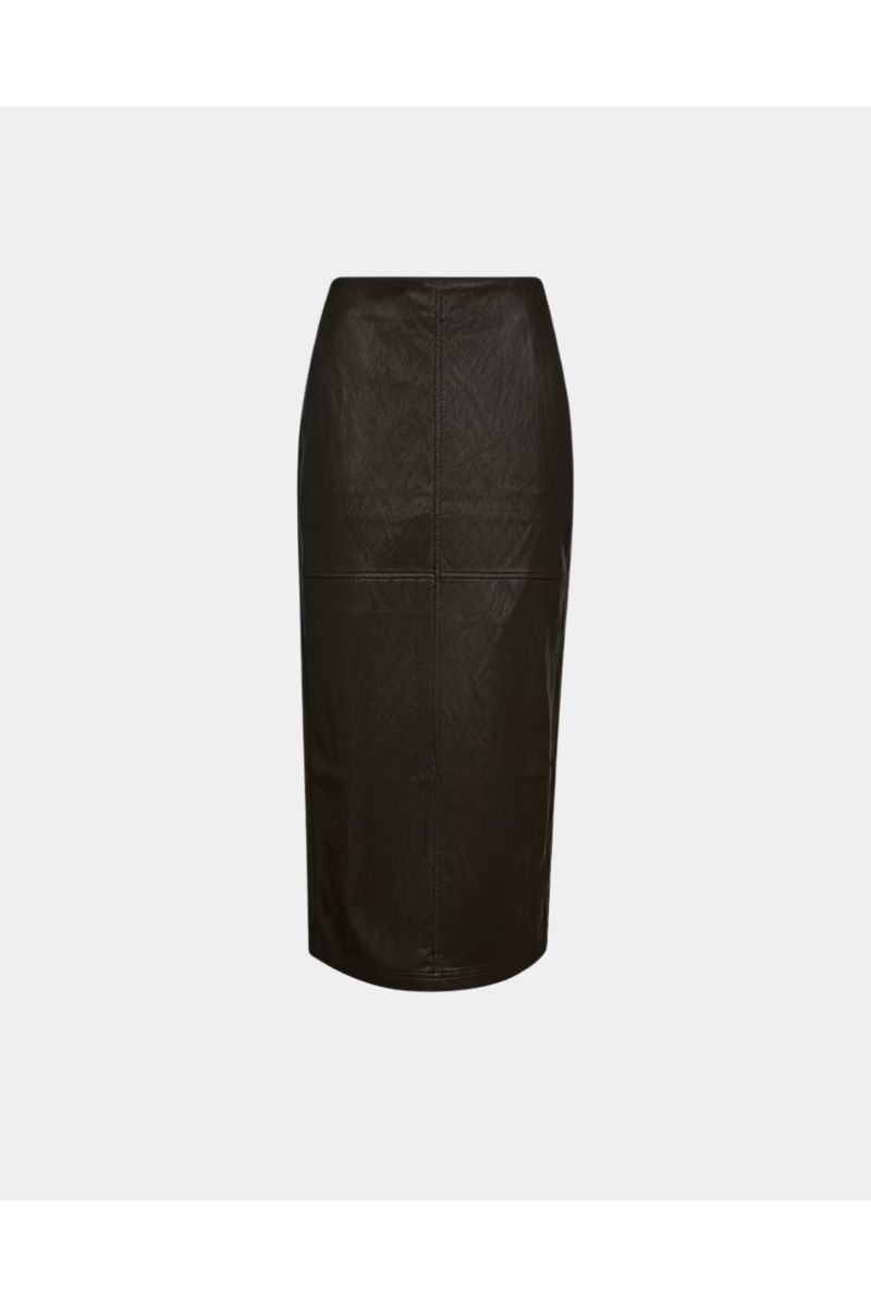 Co'Couture GittCC Floor Skirt Dark Brown