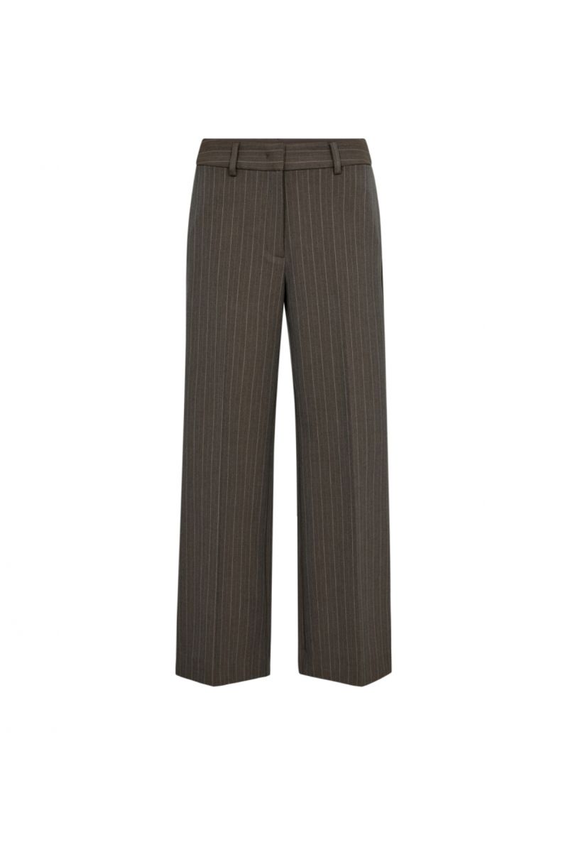 Co'Couture Coby wide leg pantalon bruin