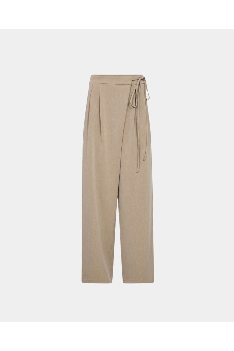 Co'Couture EminaCC Wrap Pant Sand