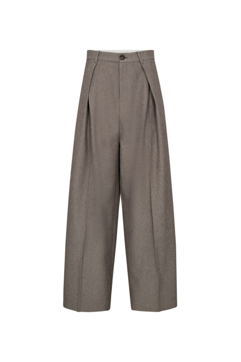 Co'Couture NanaCC Pleat Pant Mink