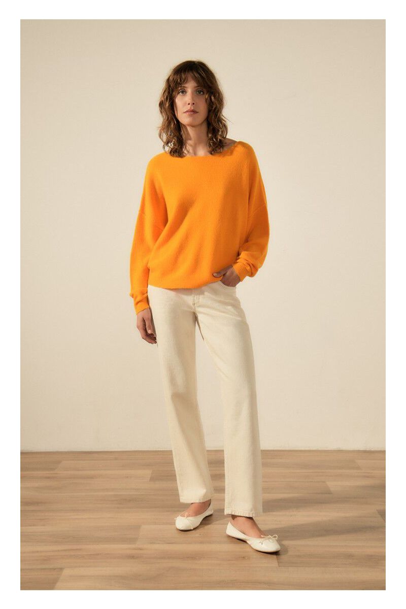 American Vintage Trui DAM225 Citrus