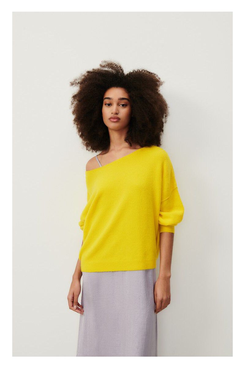 American Vintage Trui DAM225 Sunflower