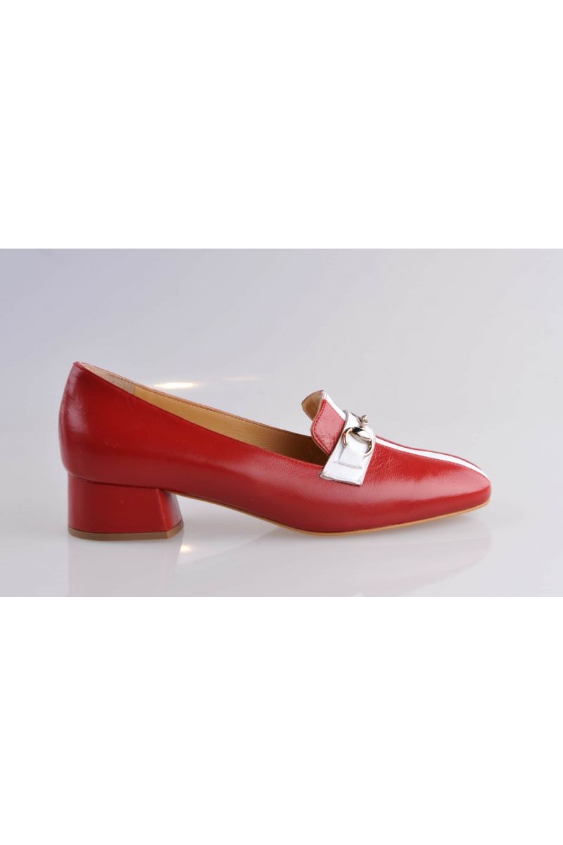 Lea-Gu Shoe Rosso/White