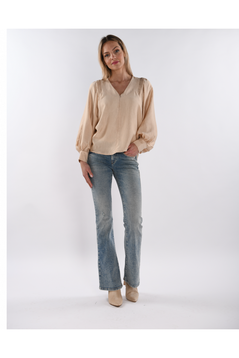 Co'Couture Ronda Blouse Bone
