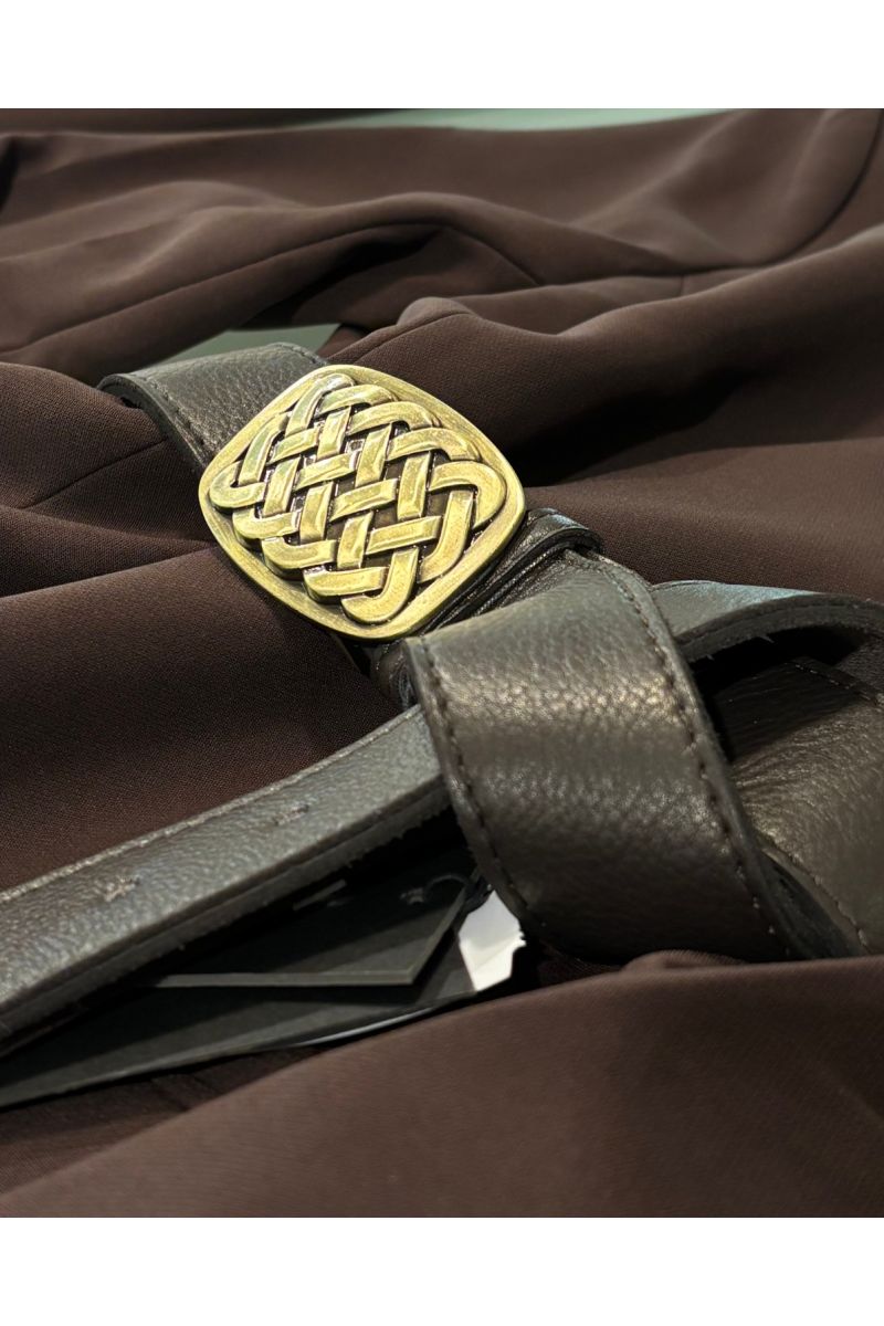 Depeche Belt Mocca bruin 17052 