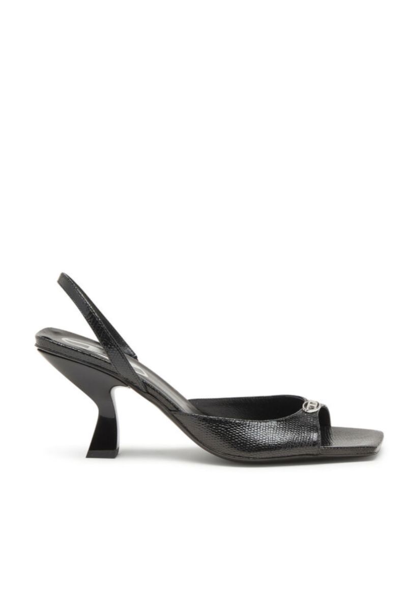 Diesel D-Amber 75 Sandal Black 