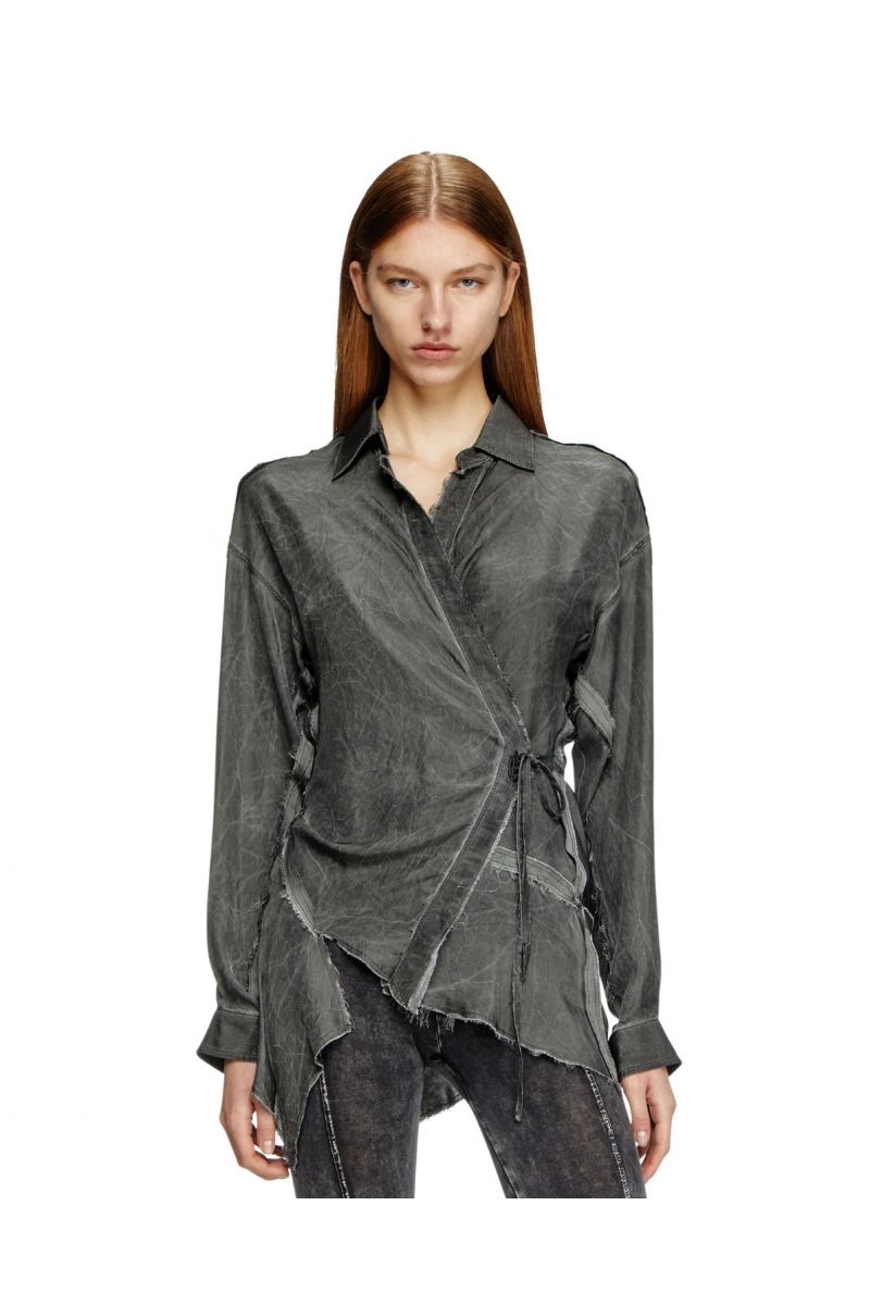 Diesel blouse C-Razy Q1-Zwart