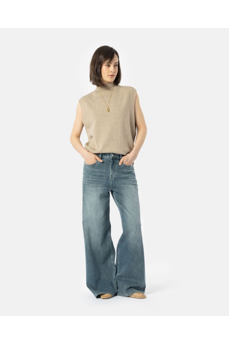 Elias Rumelis Kalea Jeans Sky Grey Blue