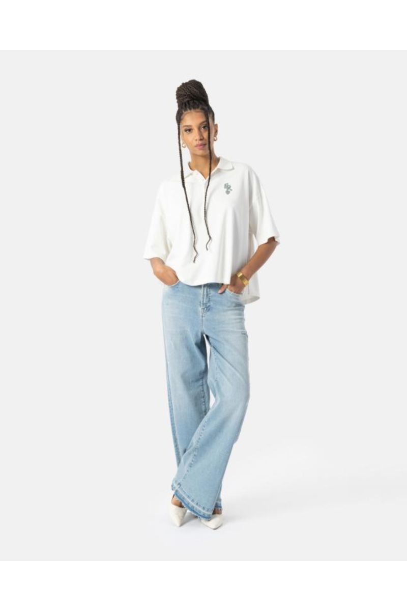 Elias Rumelis Kalea Jeans Gravel Blue Denim 