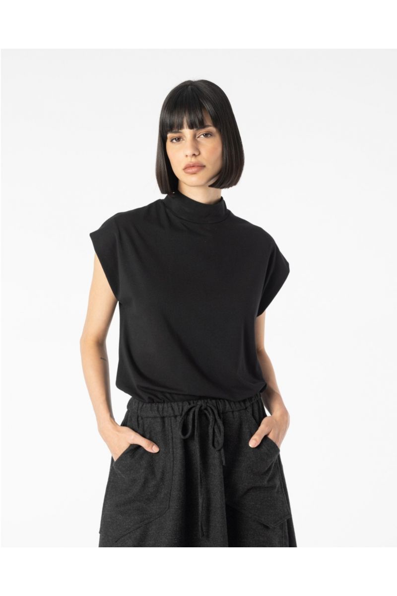 Elias Rumelis Mai Oversized Black Top