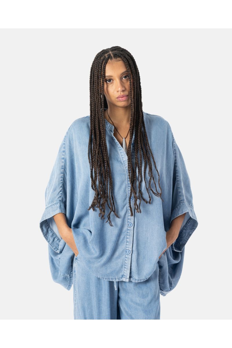 Elias Rumelis SADIE Airy Blouse Greek Blue