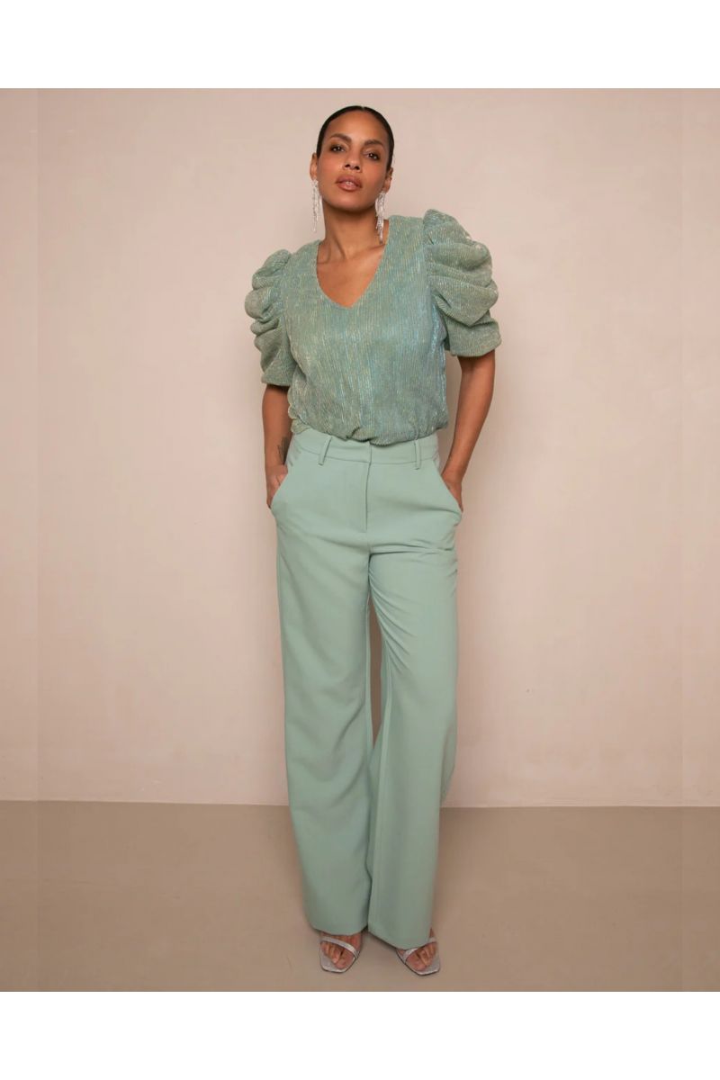 Freebird Lolani Broek Jade Groen