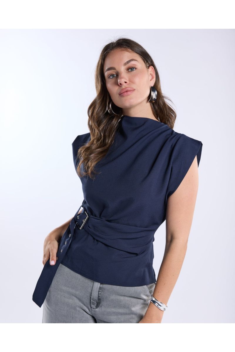 Freebird Bonn Top Navy