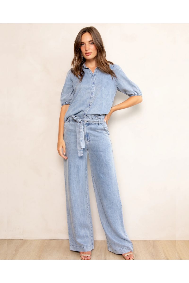 Freebird Pepa Broek Blauw
