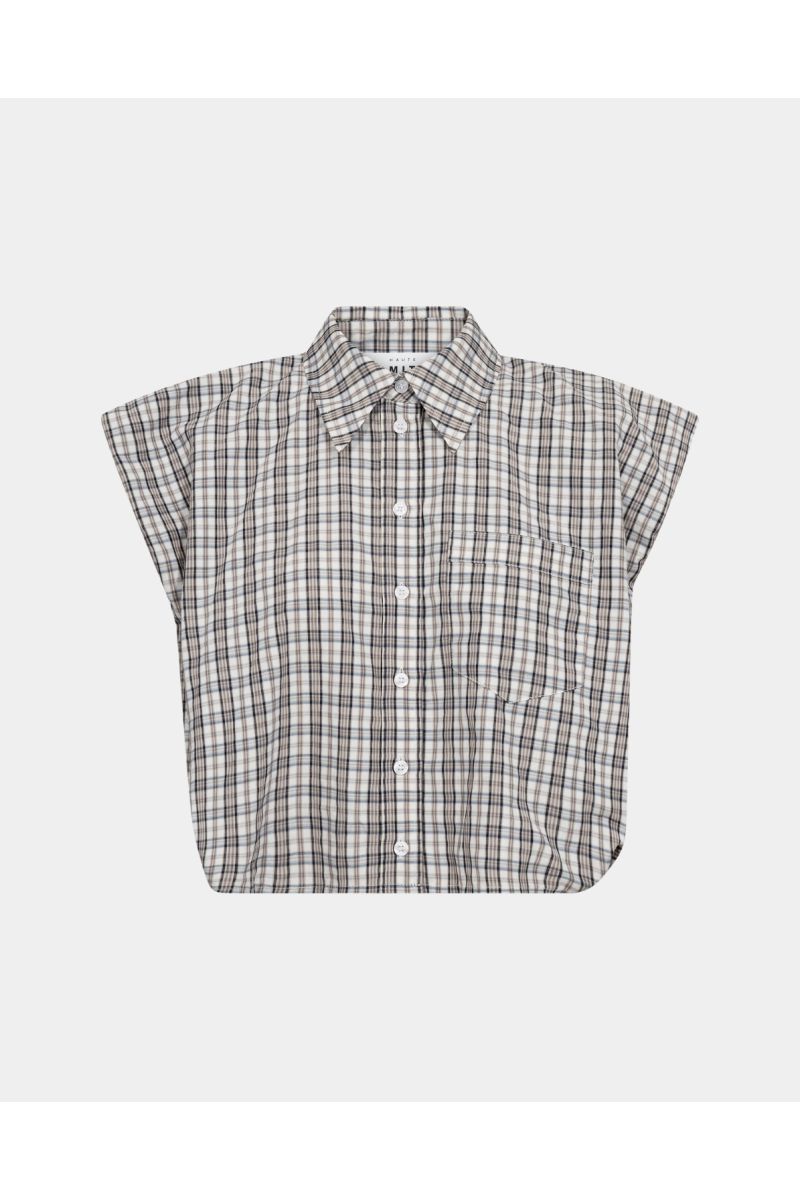 Haute L'Amitié Dinnie NS Mini Check Shirt Off-Whit