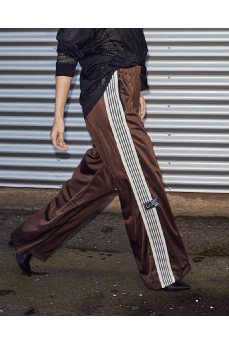 Haute L'Amitié Baggy Track Tall Pants Mocca