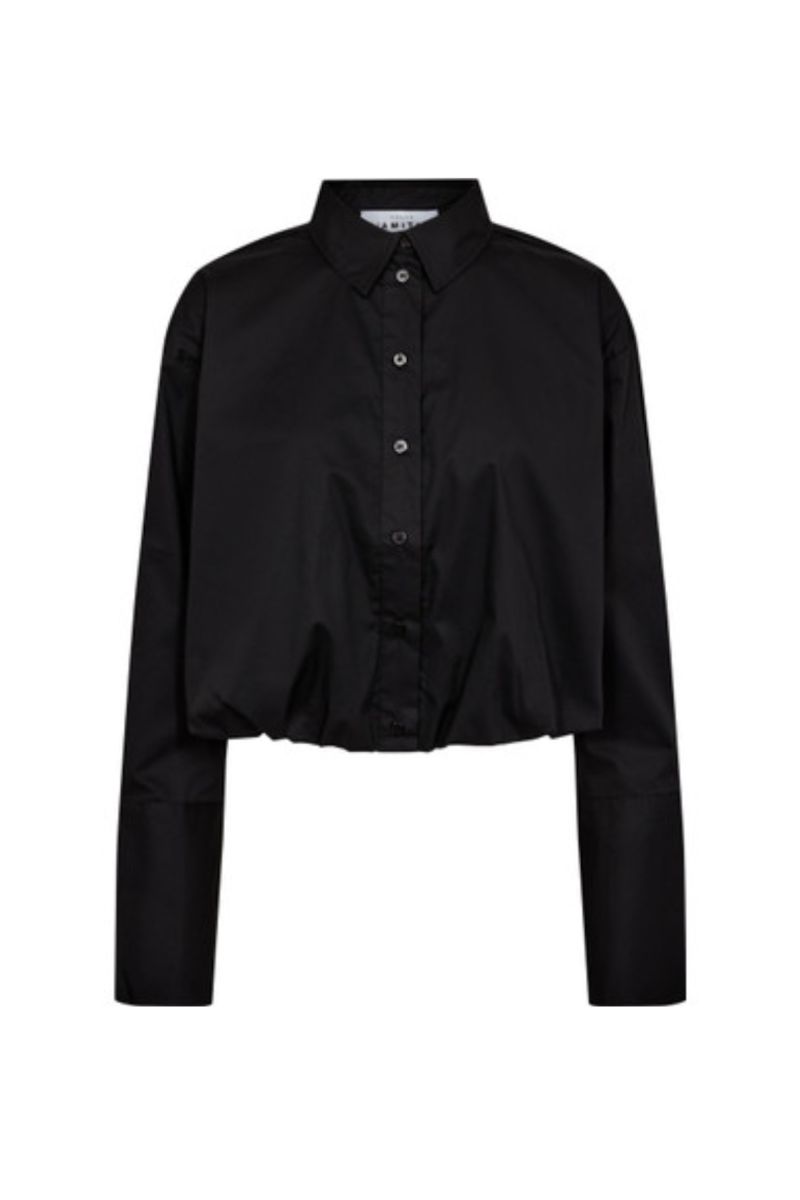 Haute L’Amitié Cuff Balloon Shirt Black