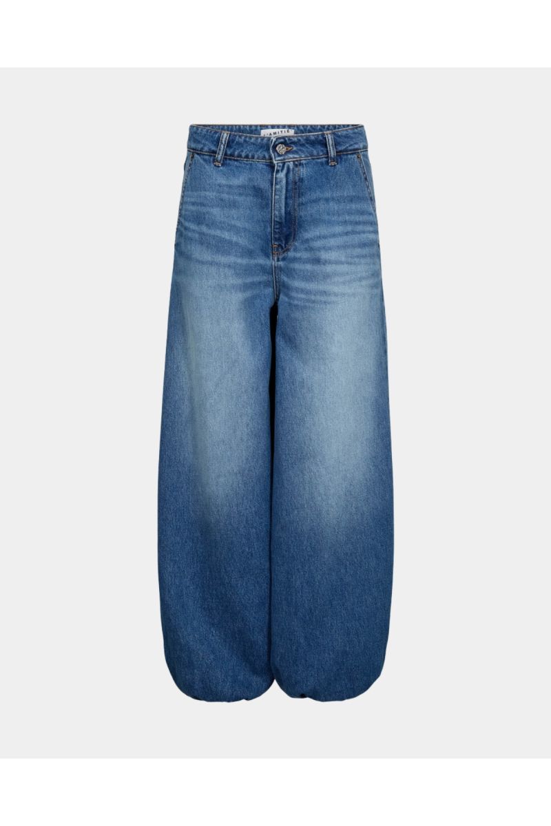 Haute L'Amitié Denim Harem Tall Pant Medium Blue