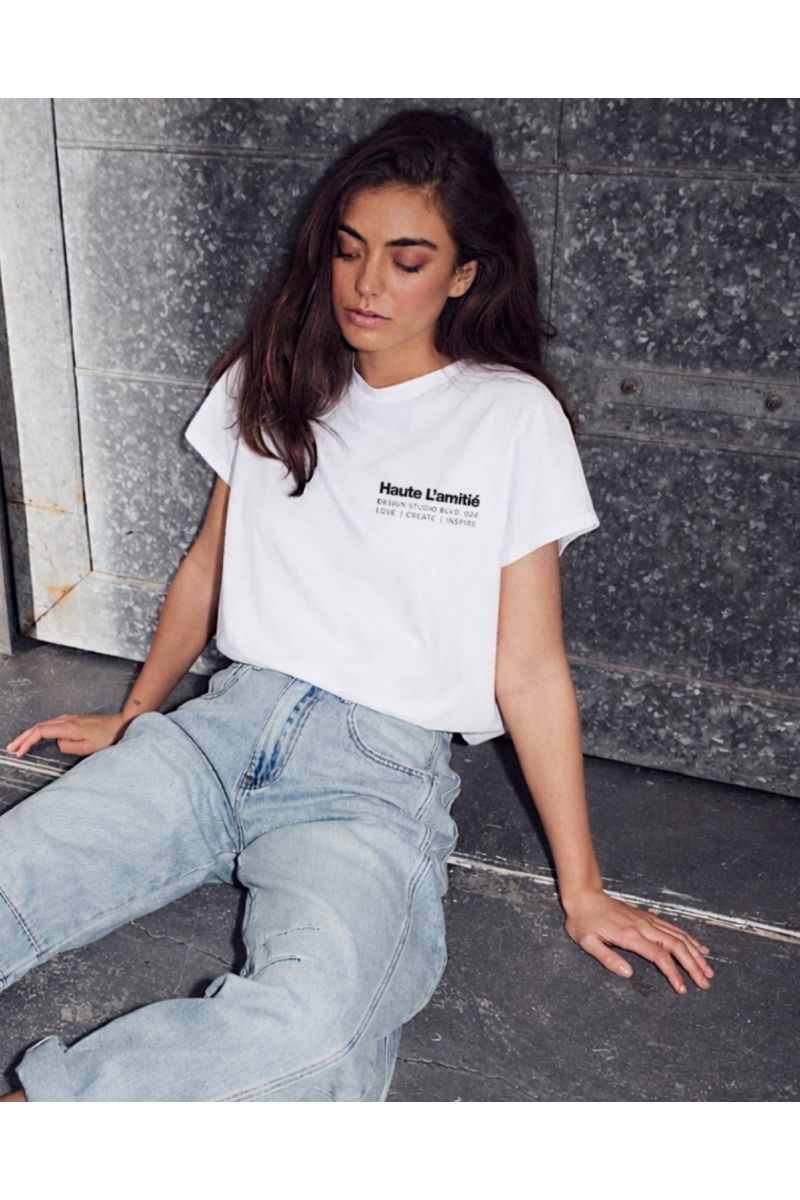 Haute L'Amitié Noma NS Balloon Tee Wit
