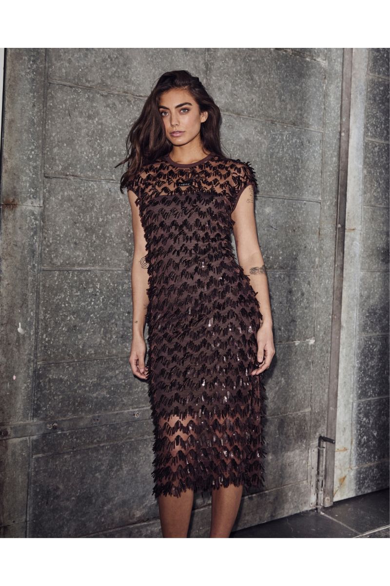 Haute L'Amitié Limone Crop Top Mocca